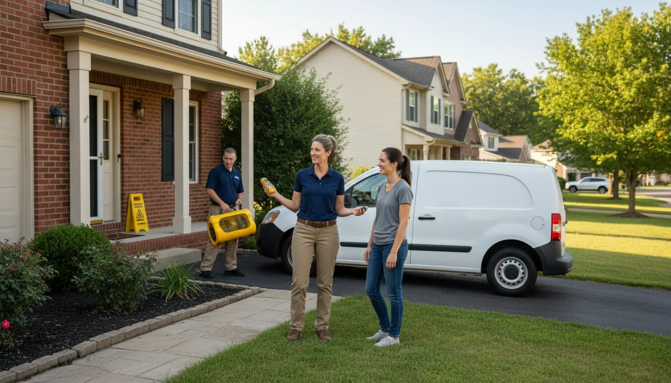 Water restoration image for Water Damage & Restoration Services in Meally, KY